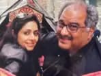 Late Sridevi with hubby Boney Kapoor